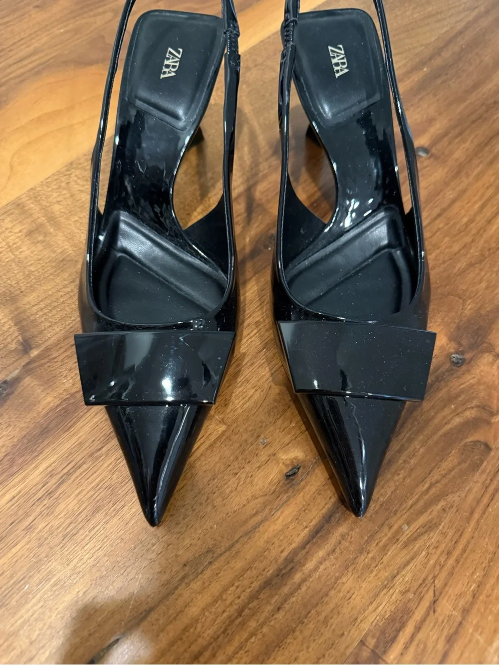 Zara black patent